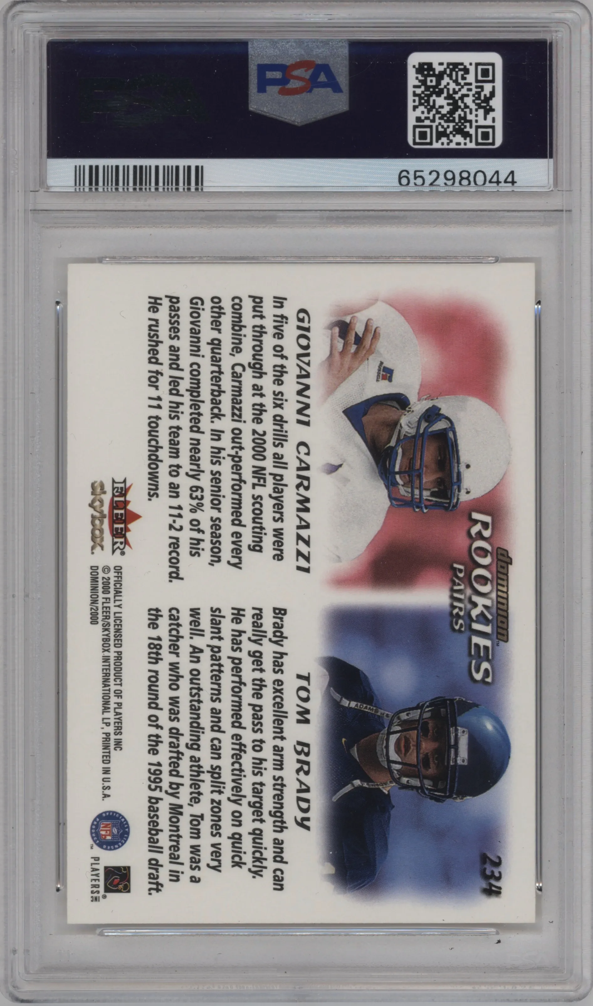 Giovanni Carmazzi/Tom Brady