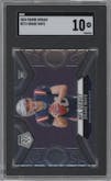 Drake Maye from the 2024 Panini Mosaic set graded by SGC and given an overall grade of 10.