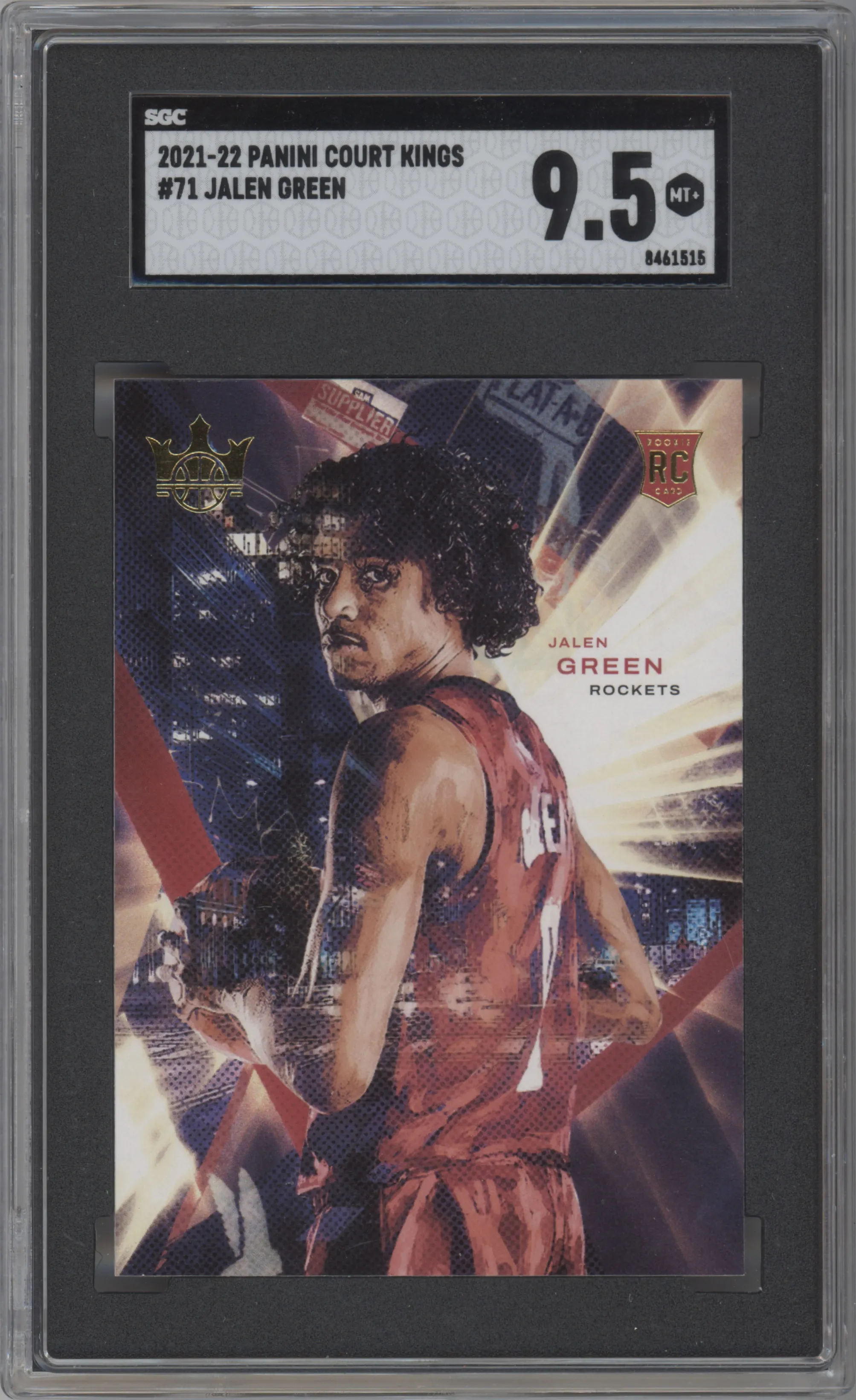 2021 Panini Court Kings Jalen Green SGC 9.5