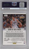 Danilo Gallinari from the 2012-13 Panini Prizm set featuring a Prizm parallel graded by PSA and given an overall grade of 9.