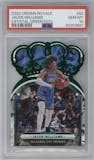 Jalen Williams from the 2022-23 Panini Crown Royale set featuring a Crystal Green parallel graded by PSA and given an overall grade of 10.