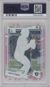 Aidan O'Connell from the 2023 Clearly Donruss set featuring a Techno parallel graded by PSA and given an overall grade of 9.