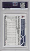 Logan O'Hoppe from the 2023 Topps Chrome Update set graded by PSA and given an overall grade of 9.