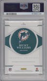 Ricky Williams from the 2021 Panini National Treasures set graded by PSA and given an overall grade of 10.