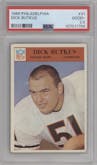 Dick Butkus from the 1966 Philadelphia set graded by PSA and given an overall grade of 2.5.