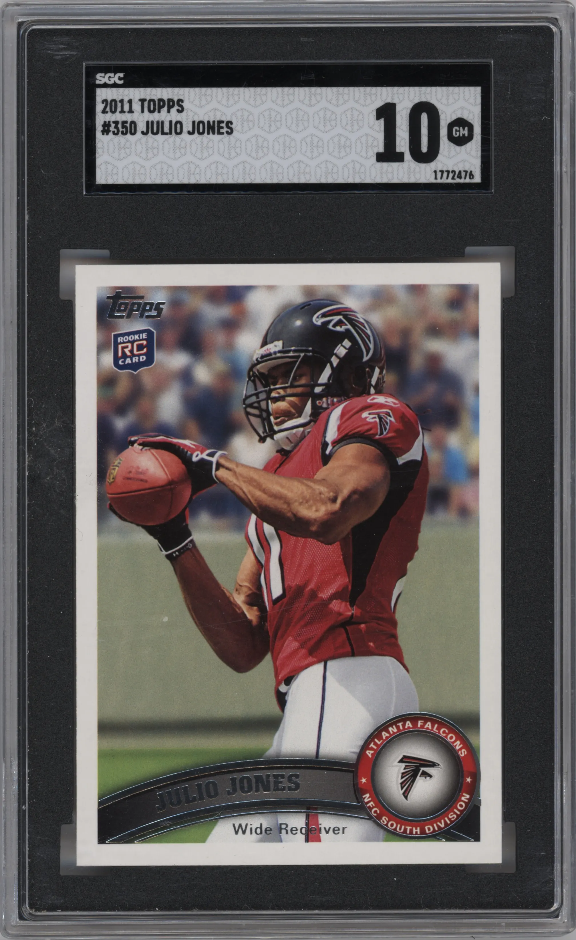 2011 Topps Julio Jones #350 SGC 10