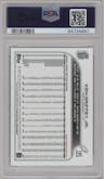 Ken Griffey Jr. from the 2022 Topps  Series 1 set graded by PSA and given an overall grade of 9.