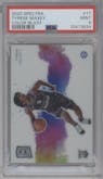 Tyrese Maxey from the 2020-21 Panini Spectra set graded by PSA and given an overall grade of 9.