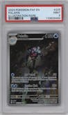 Palafin from the 2024 Pokemon SV set graded by PSA and given an overall grade of 9.