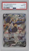 Empoleon V from the 2021 Pokemon SWSH set graded by PSA and given an overall grade of 10.