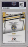 Angel Reese from the 2024 Panini The National VIP set featuring a Prizm parallel graded by PSA and given an overall grade of 10.