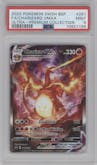 Charizard VMAX  from the 2022 Pokemon SWSH set featuring a Ultra Premium Collection parallel graded by PSA and given an overall grade of 9.