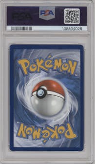 Galarian Moltres V from the 2021 Pokemon SWSH set graded by PSA and given an overall grade of 9.