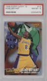 Kobe Bryant from the 1996-97 Fleer set graded by PSA and given an overall grade of 8.