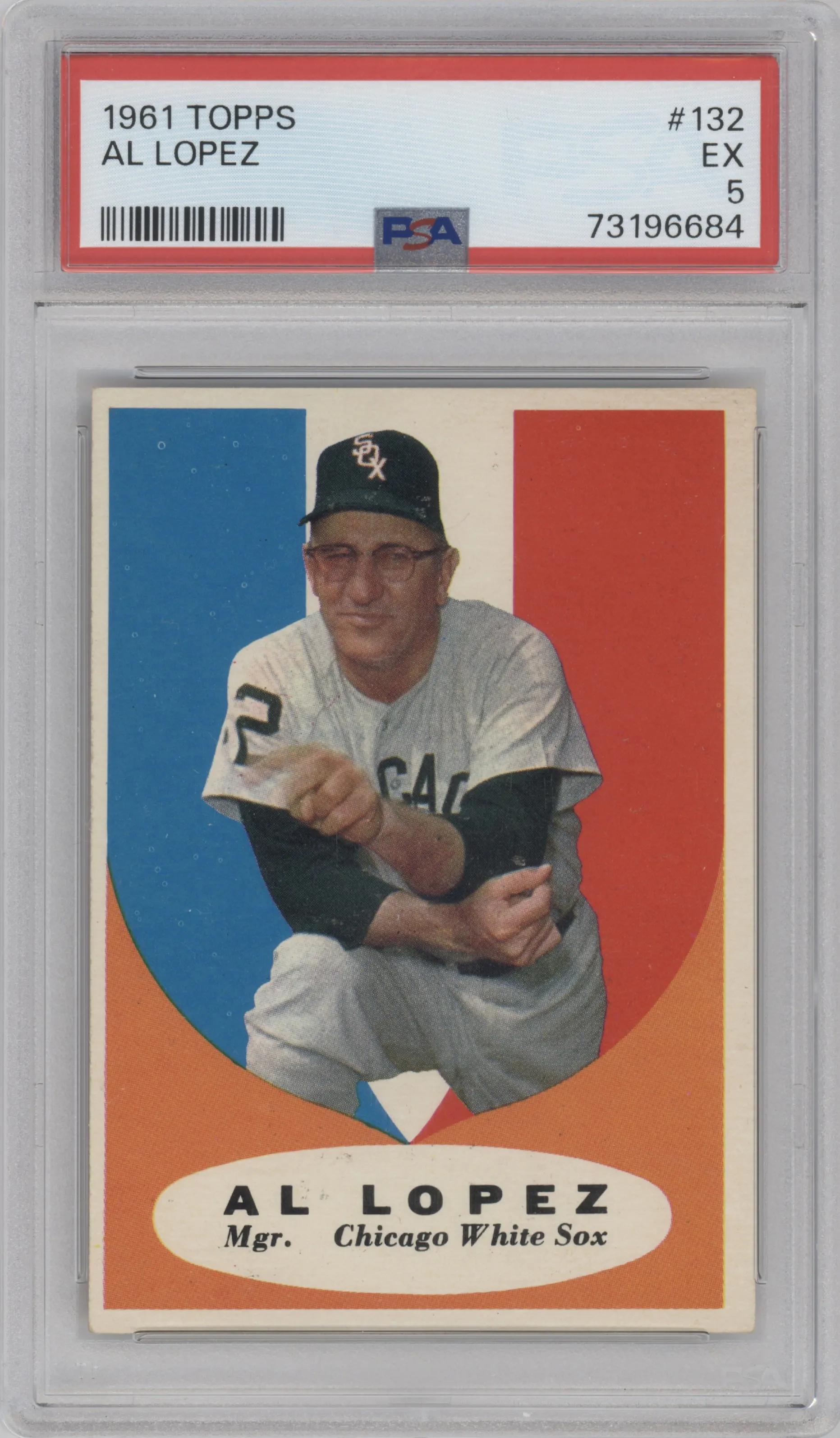 1961 Topps Al Lopez PSA 5