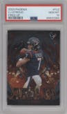 C.J. Stroud from the 2023 Panini Phoenix set graded by PSA and given an overall grade of 10.