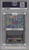 Josh Allen from the 2023 Panini Spectra set graded by PSA and given an overall grade of 10.
