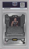 Victor Wembanyama from the 2023-24 Panini Prizm set graded by PSA and given an overall grade of 10.