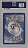 Rayquaza GX from the 2018 Pokemon S&M  set graded by PSA and given an overall grade of 10.