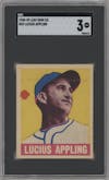 Lucius Appling from the 1948-49 Leaf set graded by SGC and given an overall grade of 3.