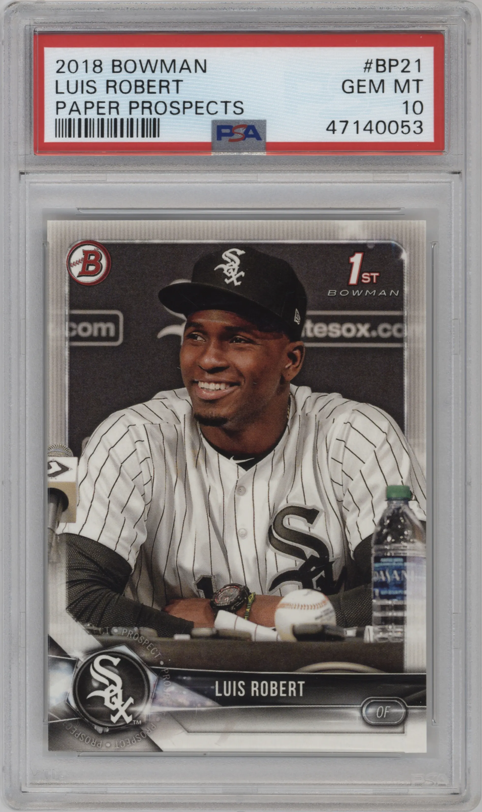 2018 Bowman Prospect Luis Robert PSA 10