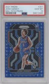 Josh Giddey from the 2021-22 Panini Prizm  set featuring a Blue NBA 75th Prizm parallel graded by PSA and given an overall grade of 10.