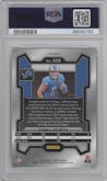 Sam LaPorta from the 2023 Panini Prizm set featuring a Green Wave  parallel graded by PSA and given an overall grade of 10.