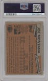 Joe Montana from the 1981 Topps  set graded by PSA and given an overall grade of 3.