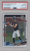 C.J. Stroud from the 2023 Donruss Optic set graded by PSA and given an overall grade of 10.