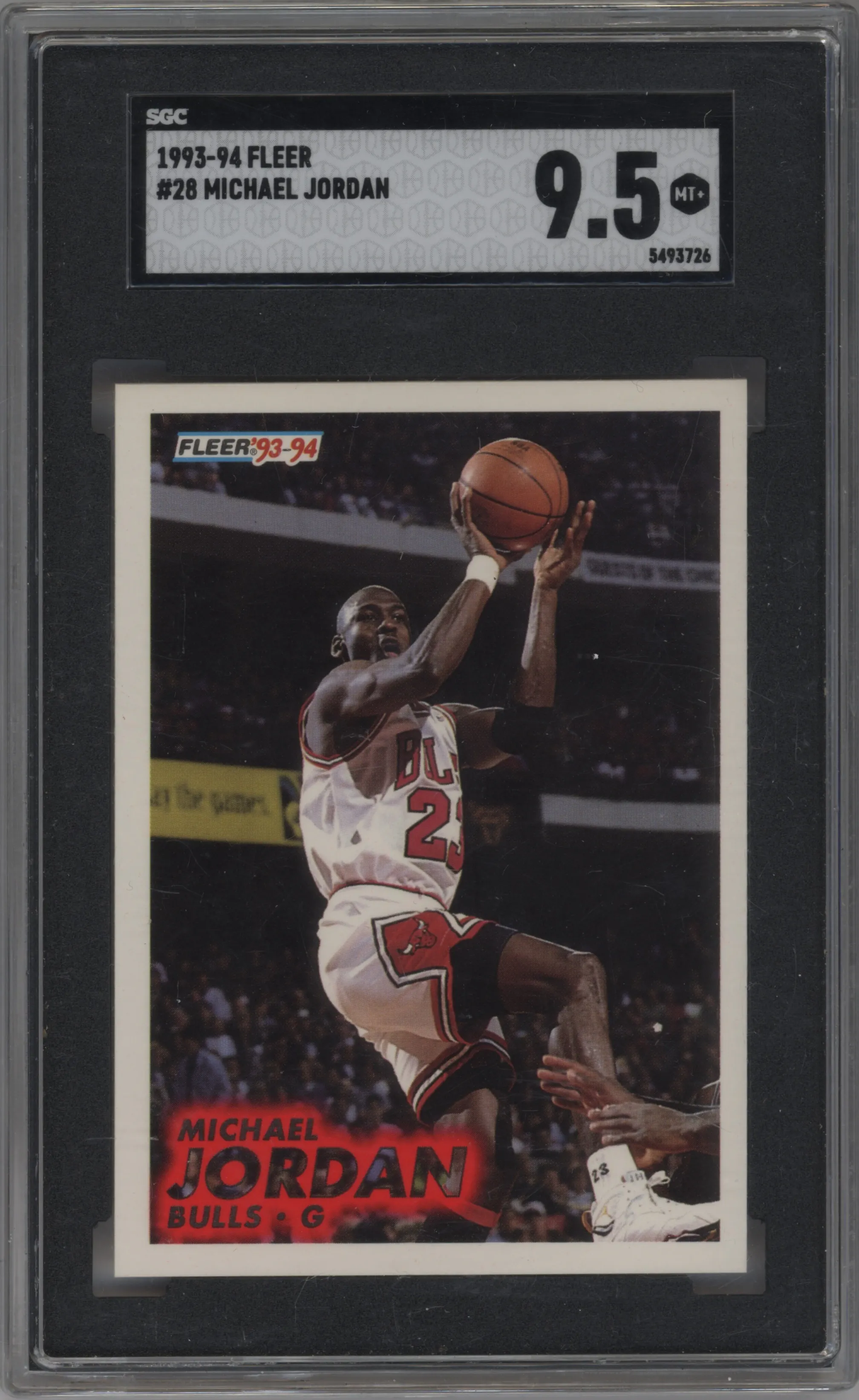1993 Fleer Michael Jordan #28 SGC 9.5