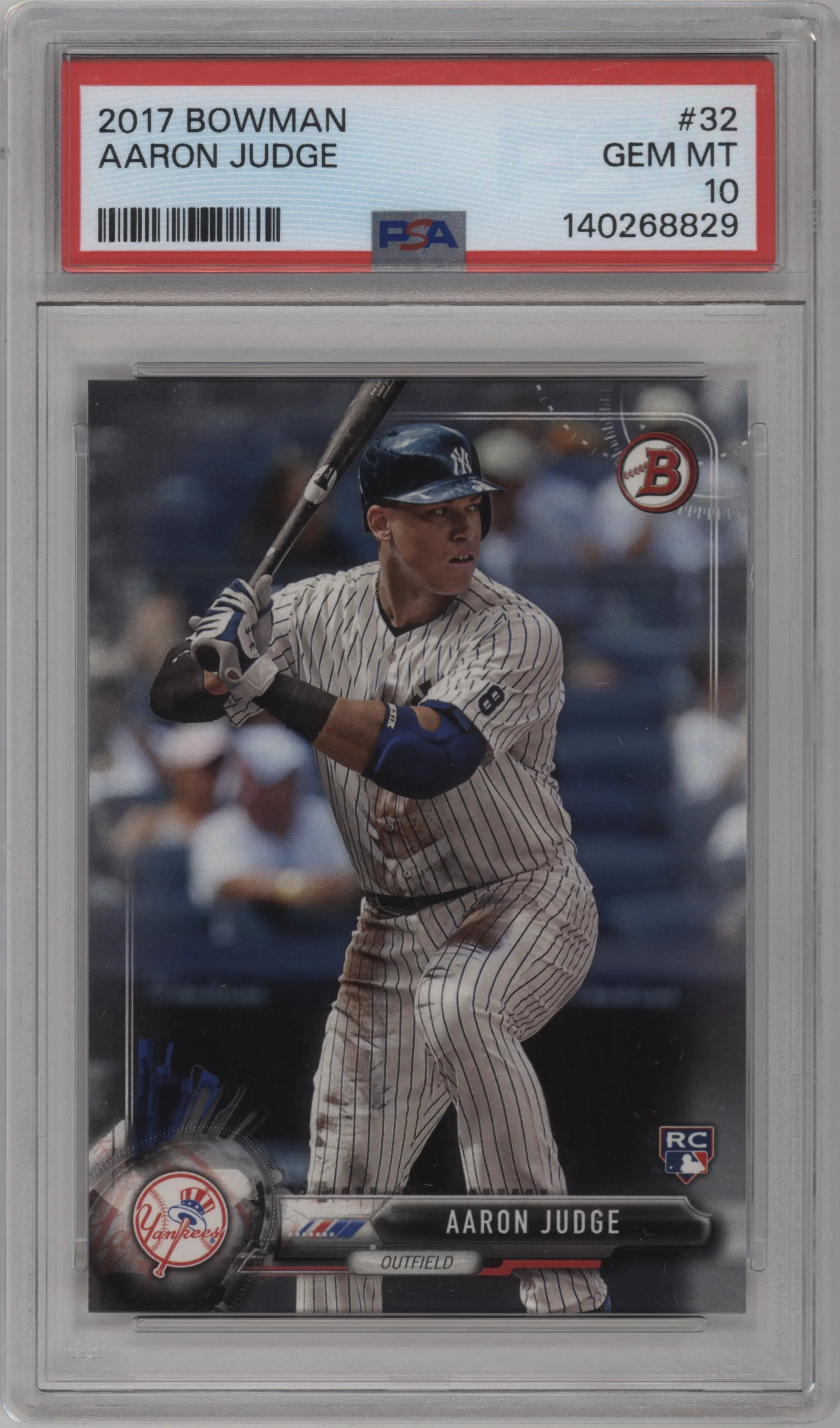 2017 Bowman Aaron Judge PSA 10