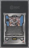 Luke Kuechly from the 2023 Panini Prizm set graded by SGC and given an overall grade of 10.