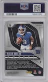 Malik Nabers from the 2024 Panini Prizm set graded by PSA and given an overall grade of 10.