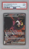 Fezandipiti ex from the 2024 Pokemon SV set graded by PSA and given an overall grade of 9.
