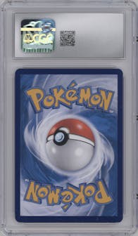 Captain Pikachu from the 2025 Pokemon SV Chinese set graded by CSG and given an overall grade of 10.