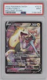 Boltund V from the 2022 Pokemon SWSH set graded by PSA and given an overall grade of 9.