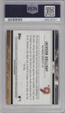 Jackson Holliday from the 2023 Bowman  set graded by PSA and given an overall grade of 10.