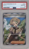 Katy from the 2023 Pokemon SV set graded by PSA and given an overall grade of 10.