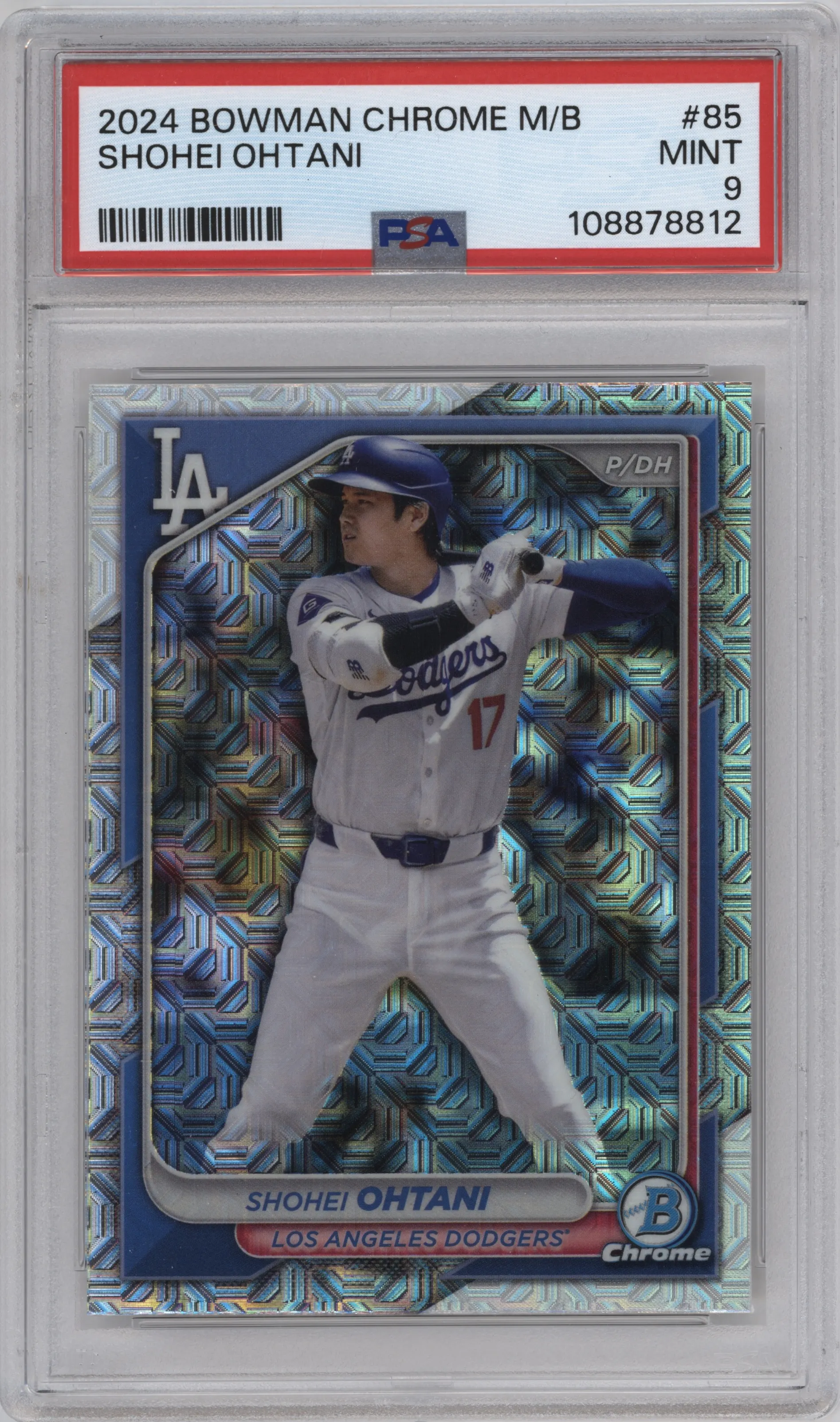 2024 Bowman Chrome Mega Box Shohei Ohtani PSA 9