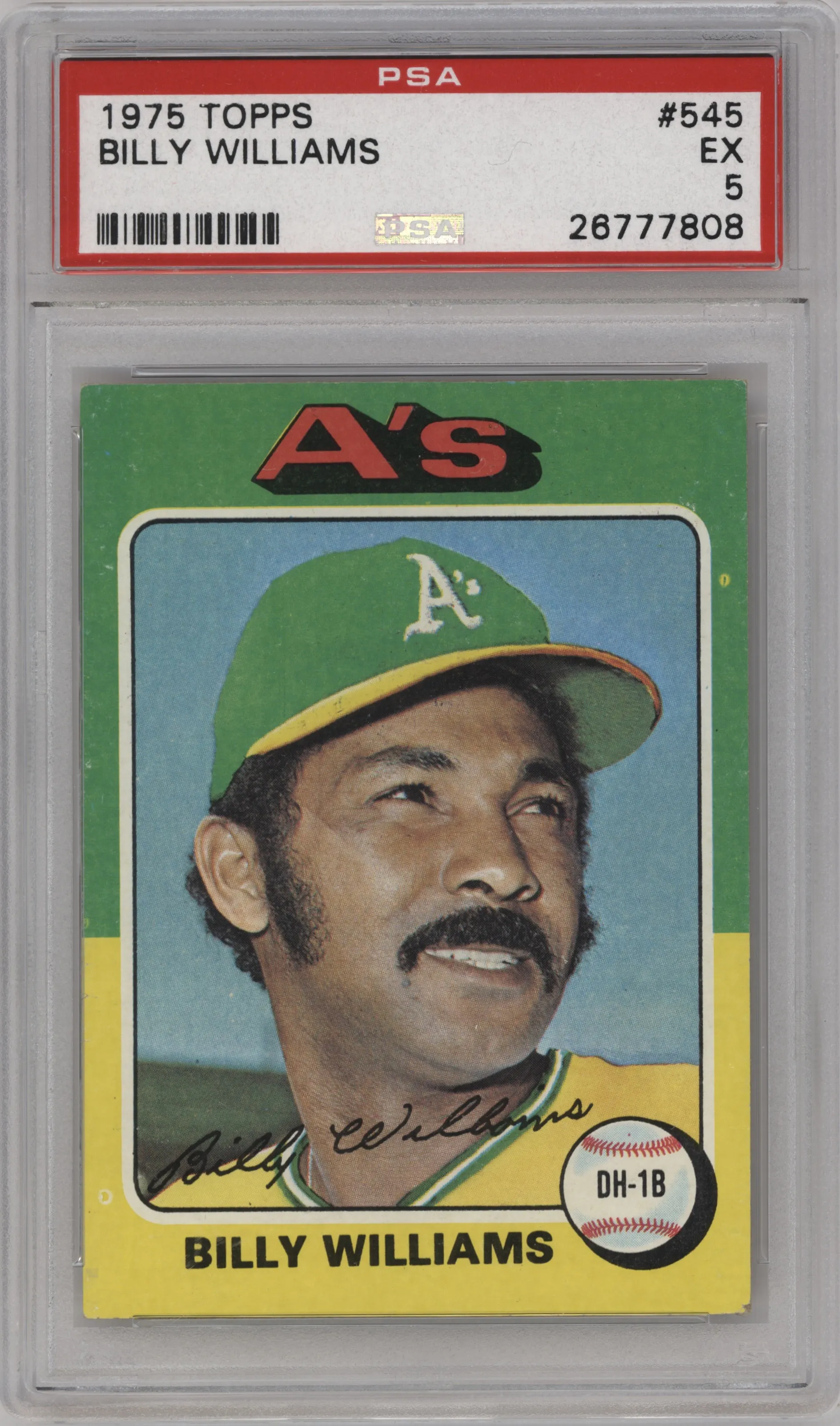 1975 Topps Billy Williams PSA 5