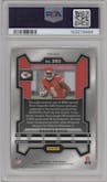 Rashee Rice from the 2023 Panini Prizm set featuring a Disco parallel graded by PSA and given an overall grade of 10.