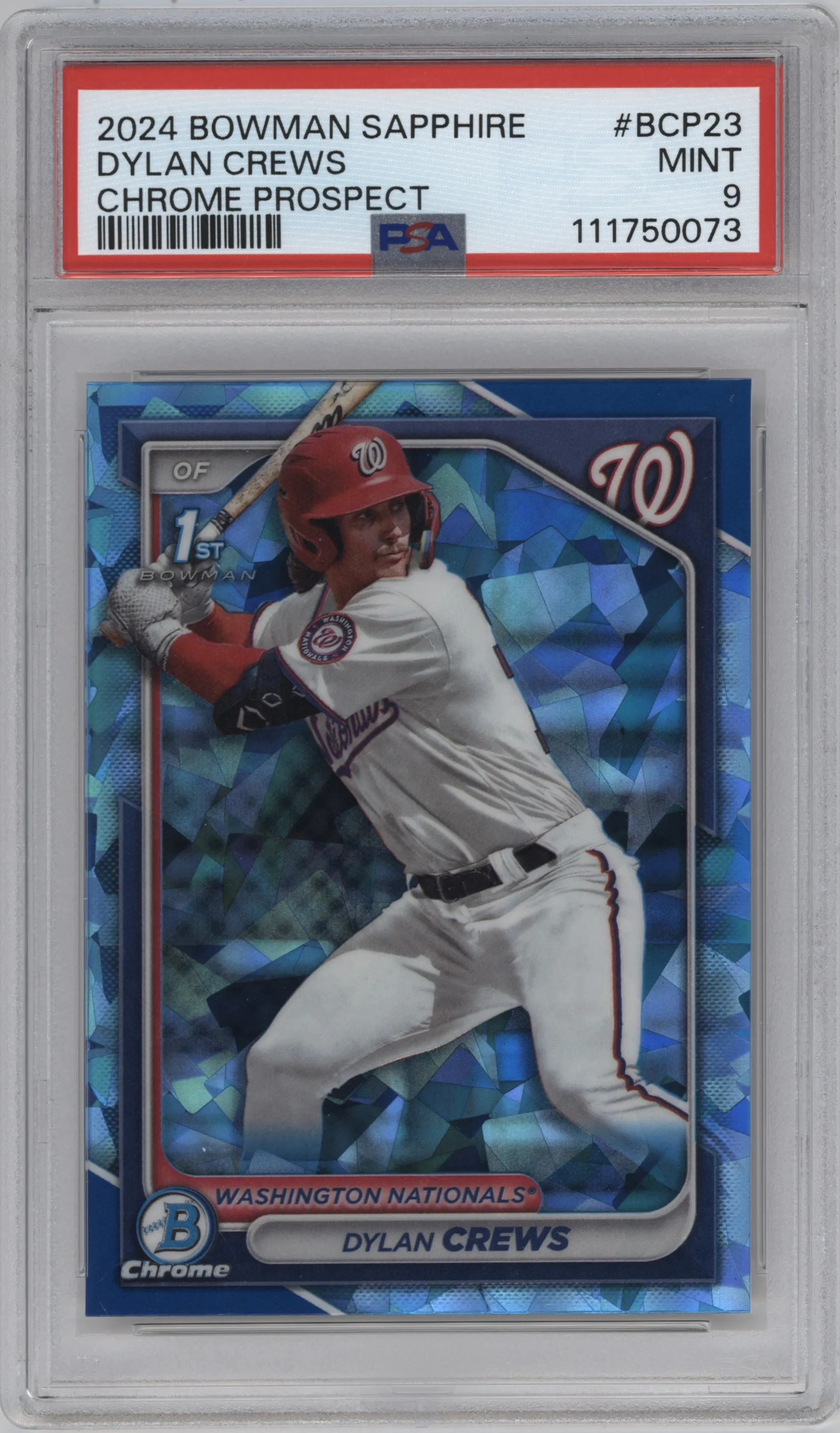 2024 Bowman Sapphire Edition Dylan Crews PSA 9