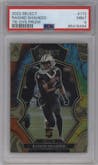 Rashid Shaheed from the 2022 Panini Select set featuring a Tie-Dye parallel graded by PSA and given an overall grade of 9.