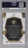 Rashid Shaheed from the 2022 Panini Select set featuring a Tie-Dye parallel graded by PSA and given an overall grade of 9.