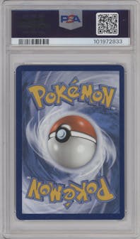 Bulbasaur from the 2024 Pokemon SV set graded by PSA and given an overall grade of 9.