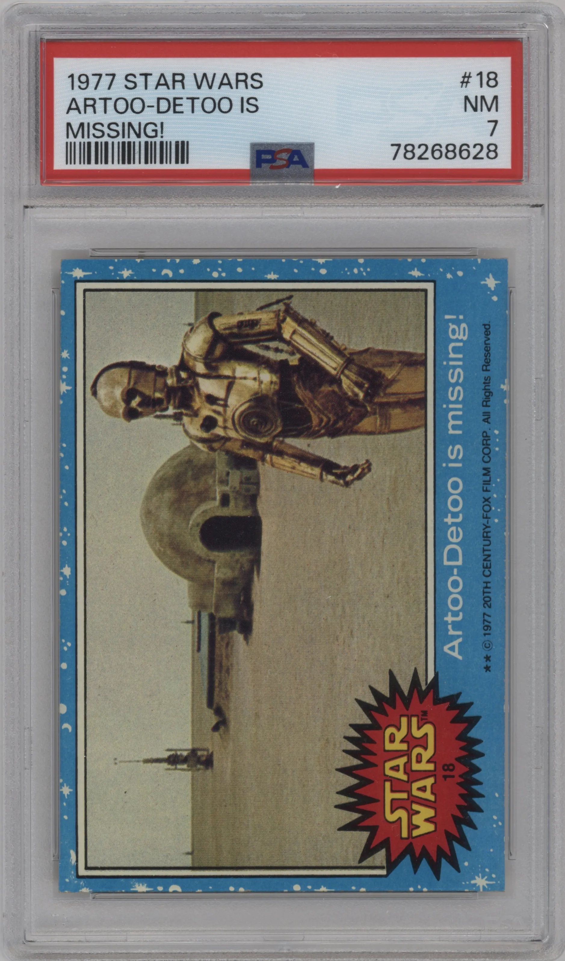 Artoo-Detoo is missing!