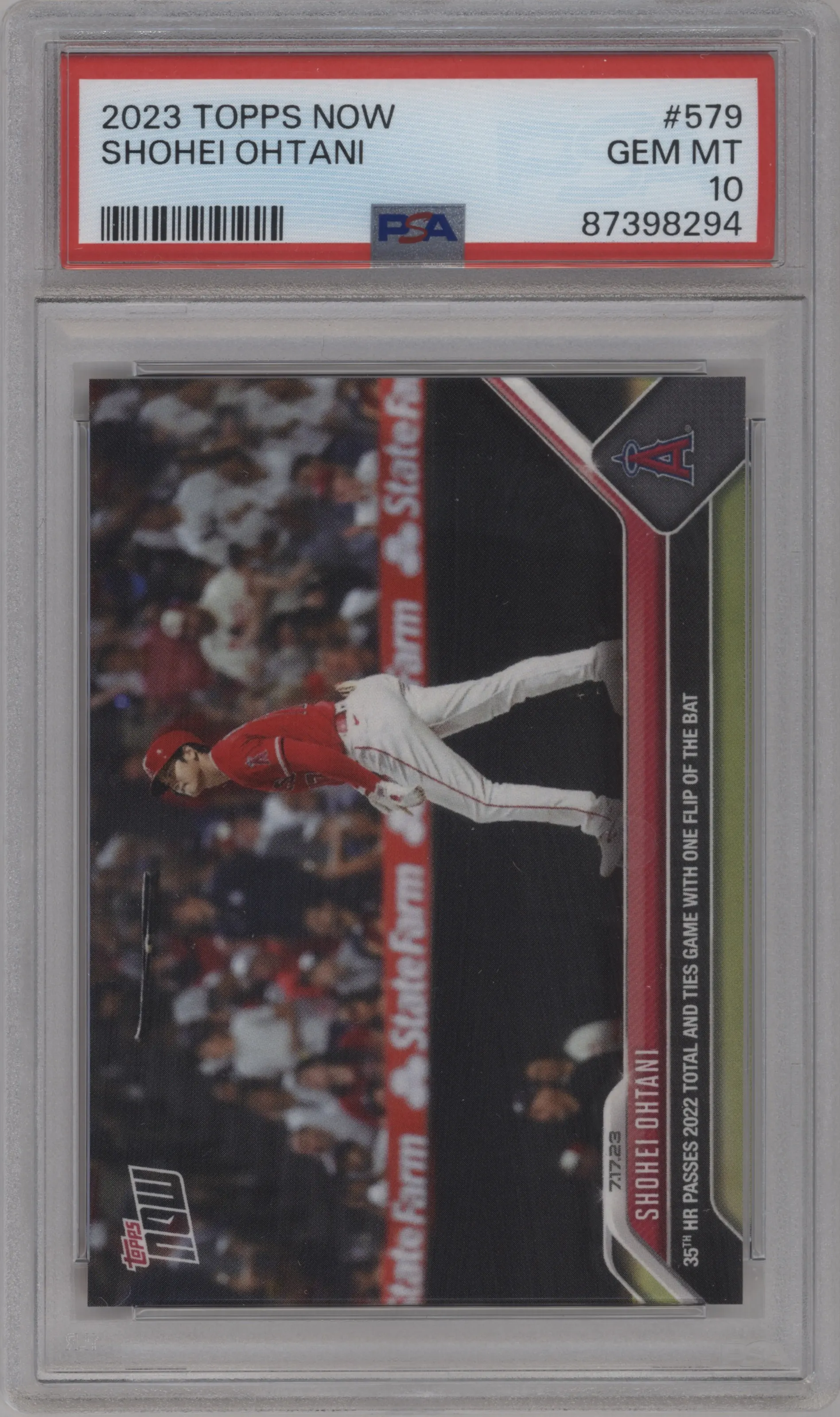 2023 Topps Now Shohei Ohtani PSA 10