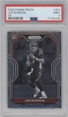 Joe Burrow from the 2020 Panini Prizm set graded by PSA and given an overall grade of 9.