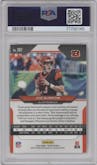 Joe Burrow from the 2020 Panini Prizm set graded by PSA and given an overall grade of 9.