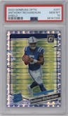 Anthony Richardson from the 2023 Donruss Optic set featuring a Shield parallel graded by PSA and given an overall grade of 10.
